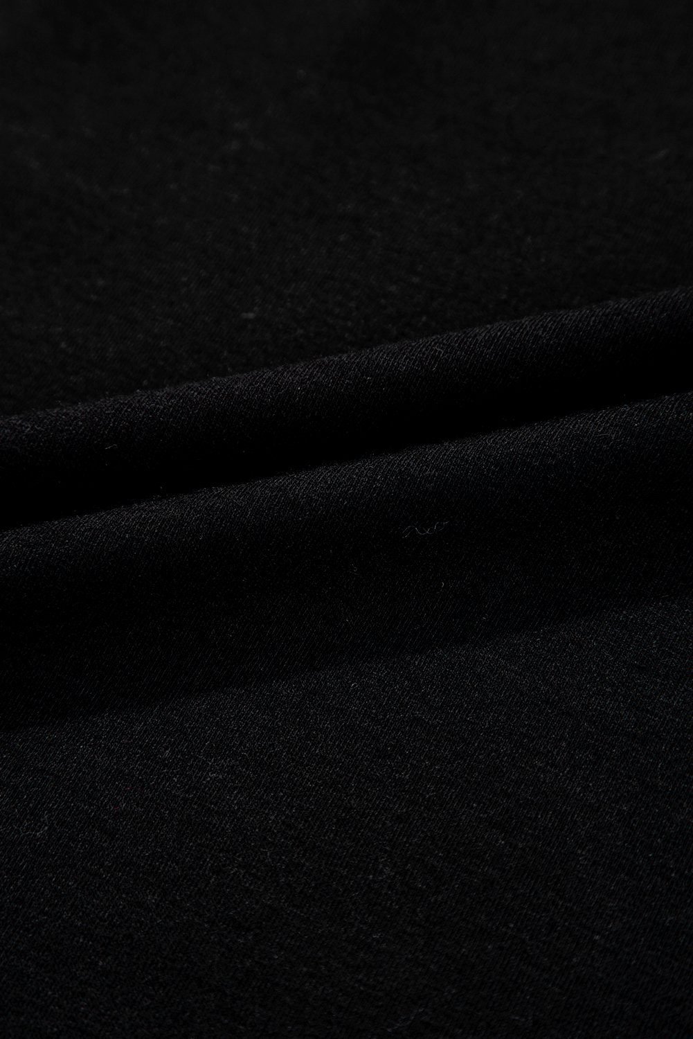 Black Sheer Floral Mesh Round Neck T Shirt