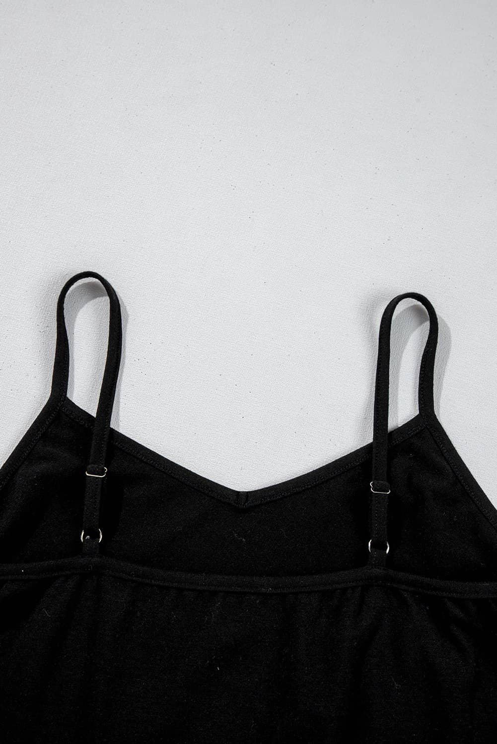 Black Sheer Floral Mesh Round Neck T Shirt