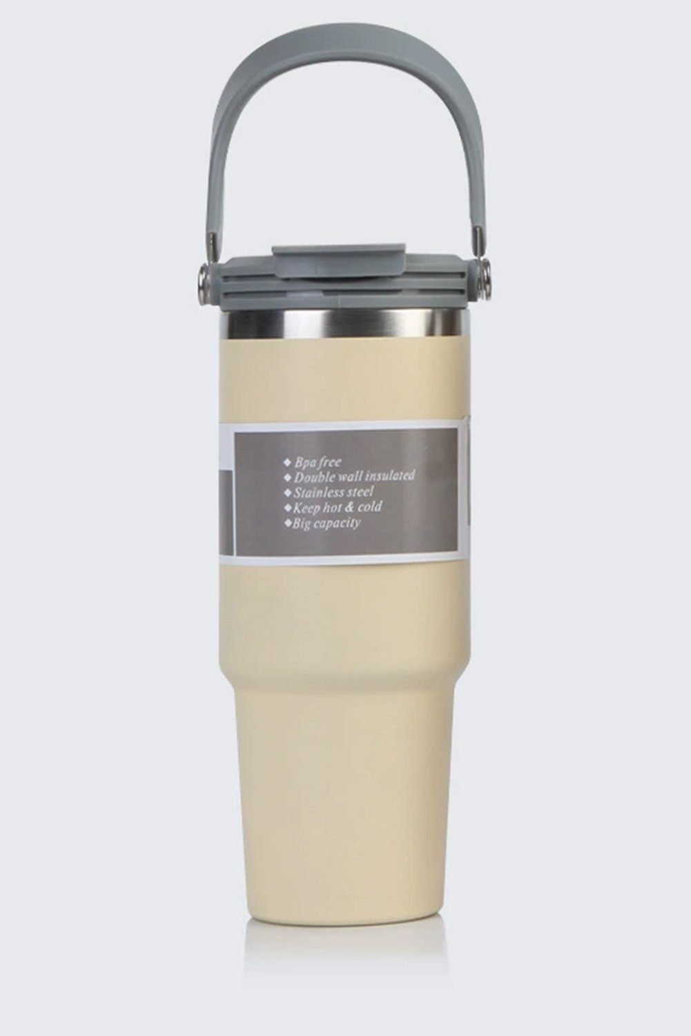 Jet Stream Minimalist Insulated Vacuum Cup With Handle 30Oz