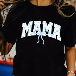 Black Bow Mama Graphic Loose Tee