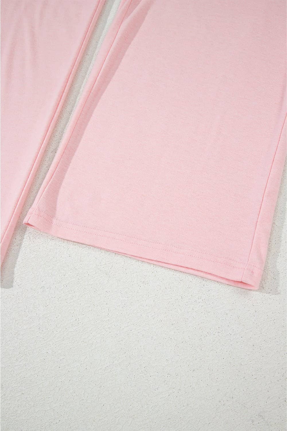 Light Pink 3-Piece Cozy Knit Lounge Set