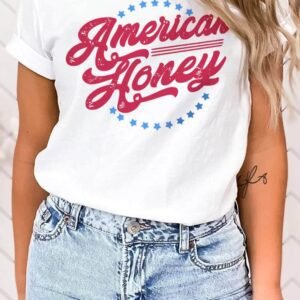 White American Honey Graphic Tee