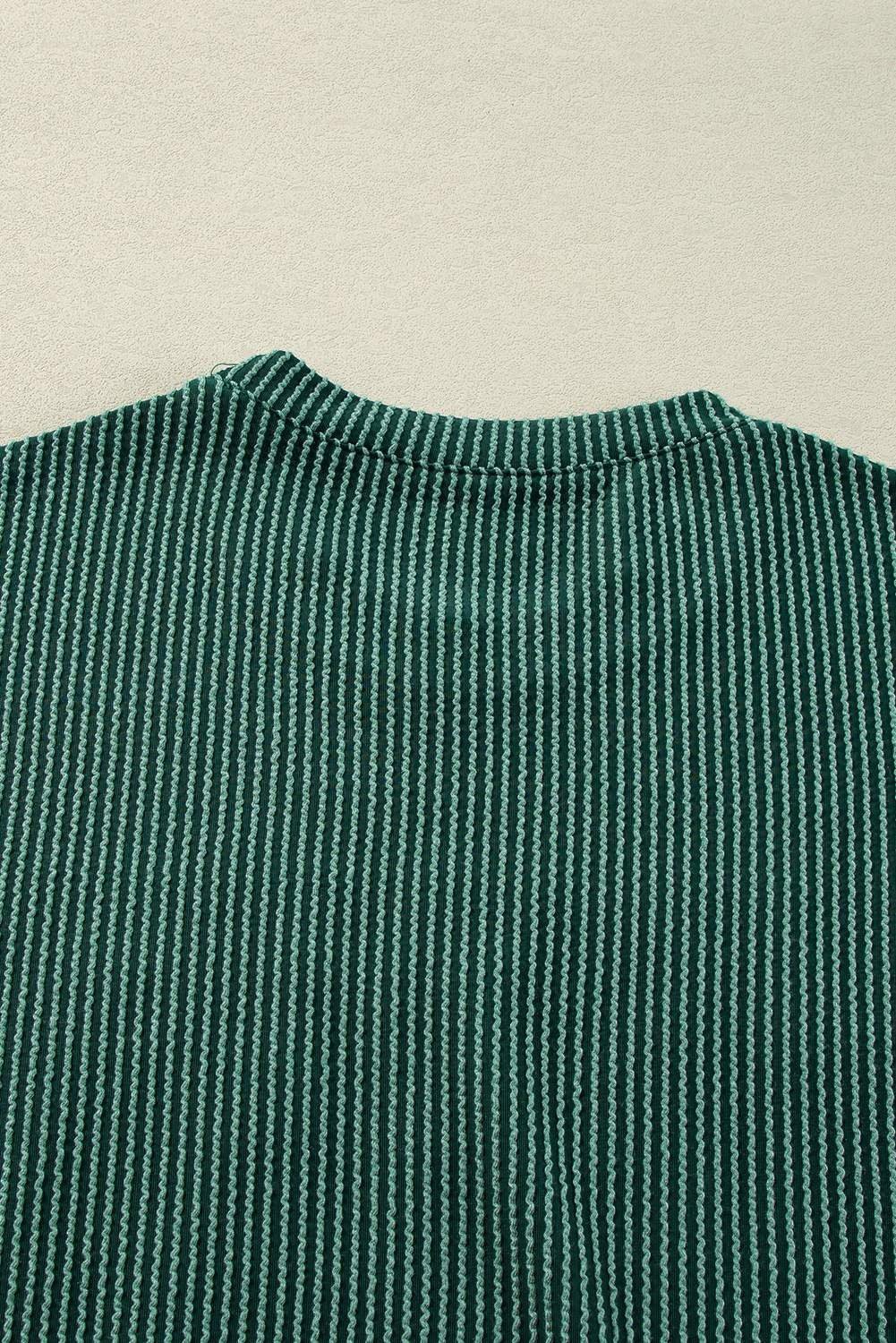 Evergreen Corded Merry Graphic Long Sleeve Top And Shorts Set