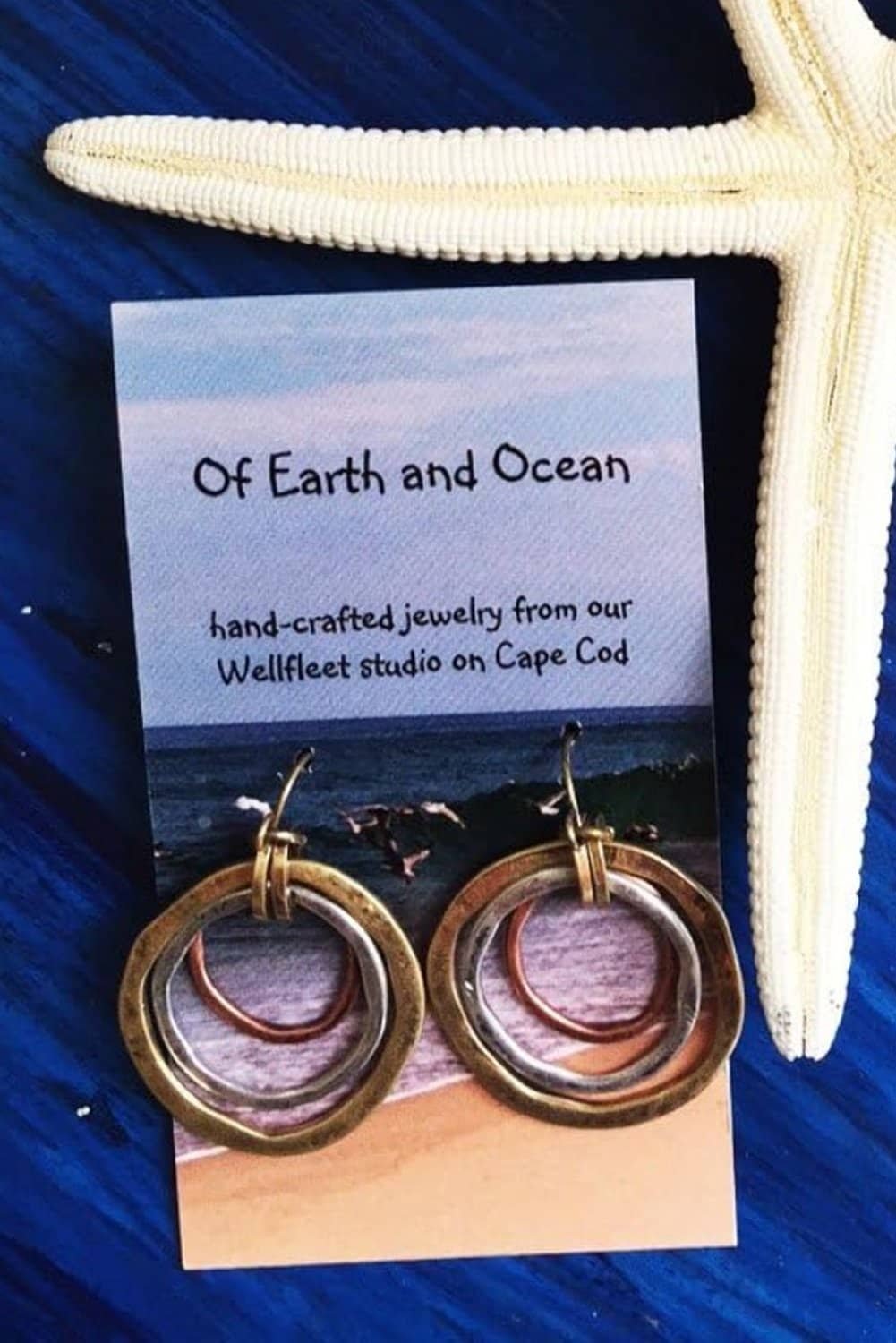 Silvery Vintage Triple Circle Alloy Hook Earrings