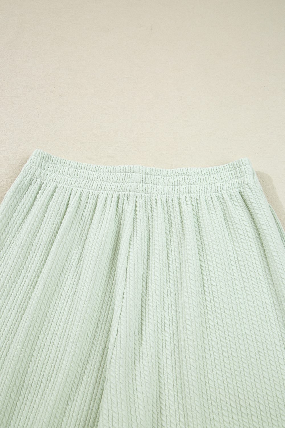 Clearly Aqua Textured Patched Chest Pocket Shirt And Pants Set