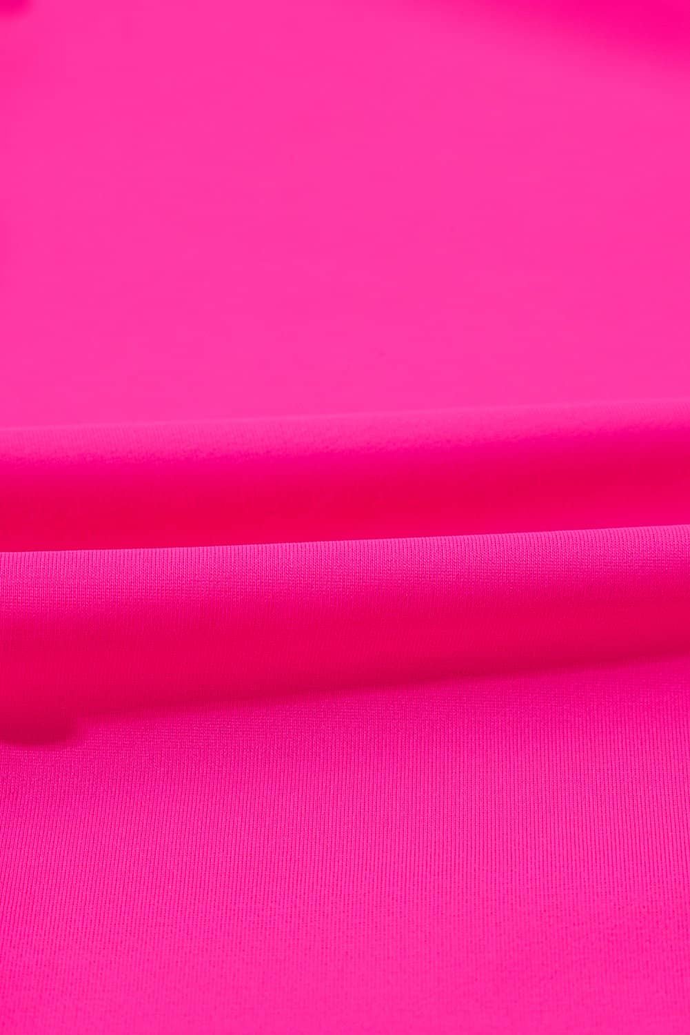 Rose V Neck Ruffled Hem Floral Bottom Tankini Set