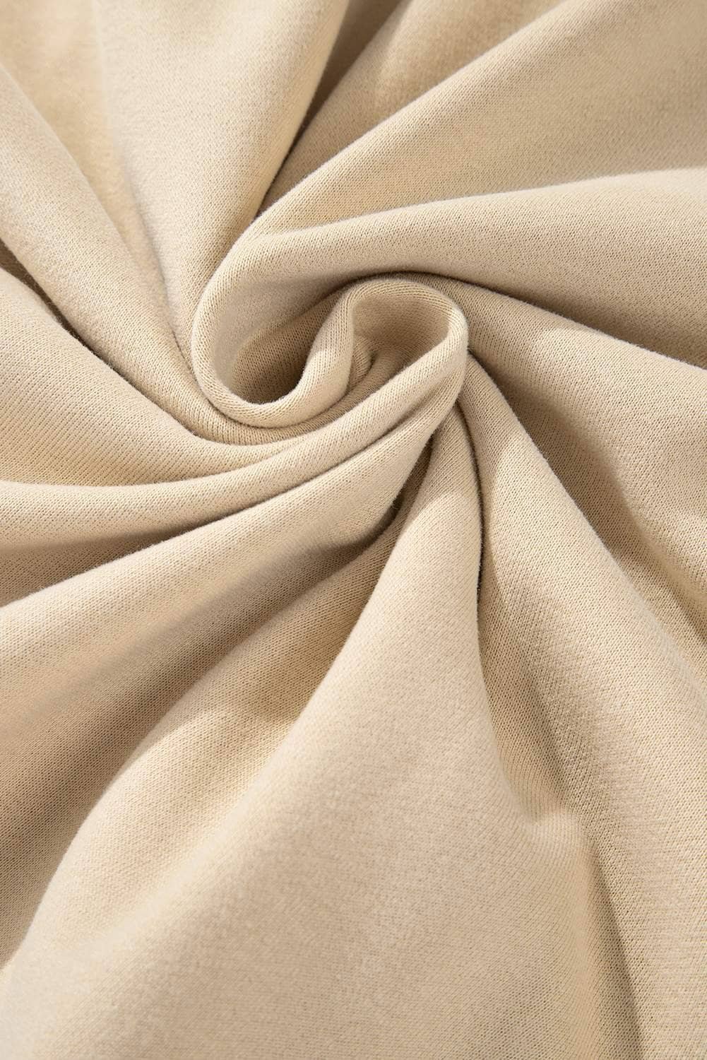 Smoke Gray Zip-Up Stand Neck Kangaroo Pocket Sweatshirt