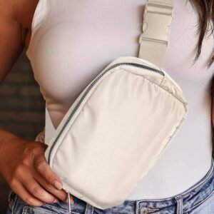 Casual Waterproof Zipped Crossbody Chest Bag 20*5*14Cm