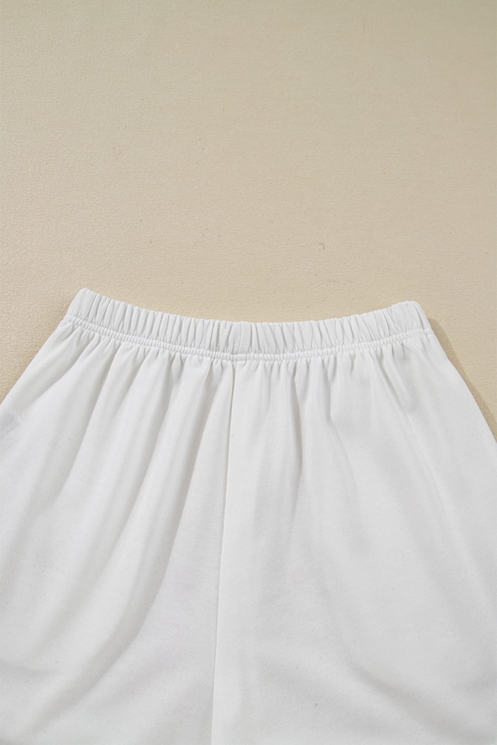 White Stripe Multi Christmas Tree Long Sleeve Top And Shorts 2Pcs Lounge Set