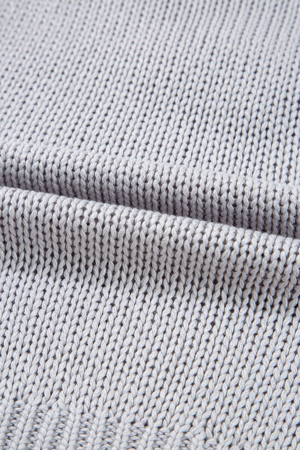 Light Grey Bowknot Applique Cap Sleeve Sweater