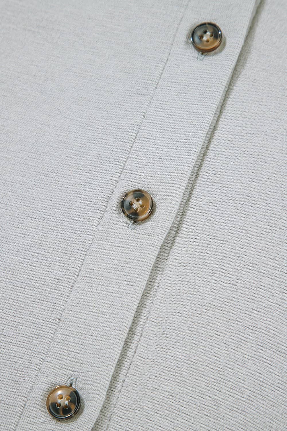 Gray 3 Pcs Crop Tank Top Shorts With Cardigan Lounge Set