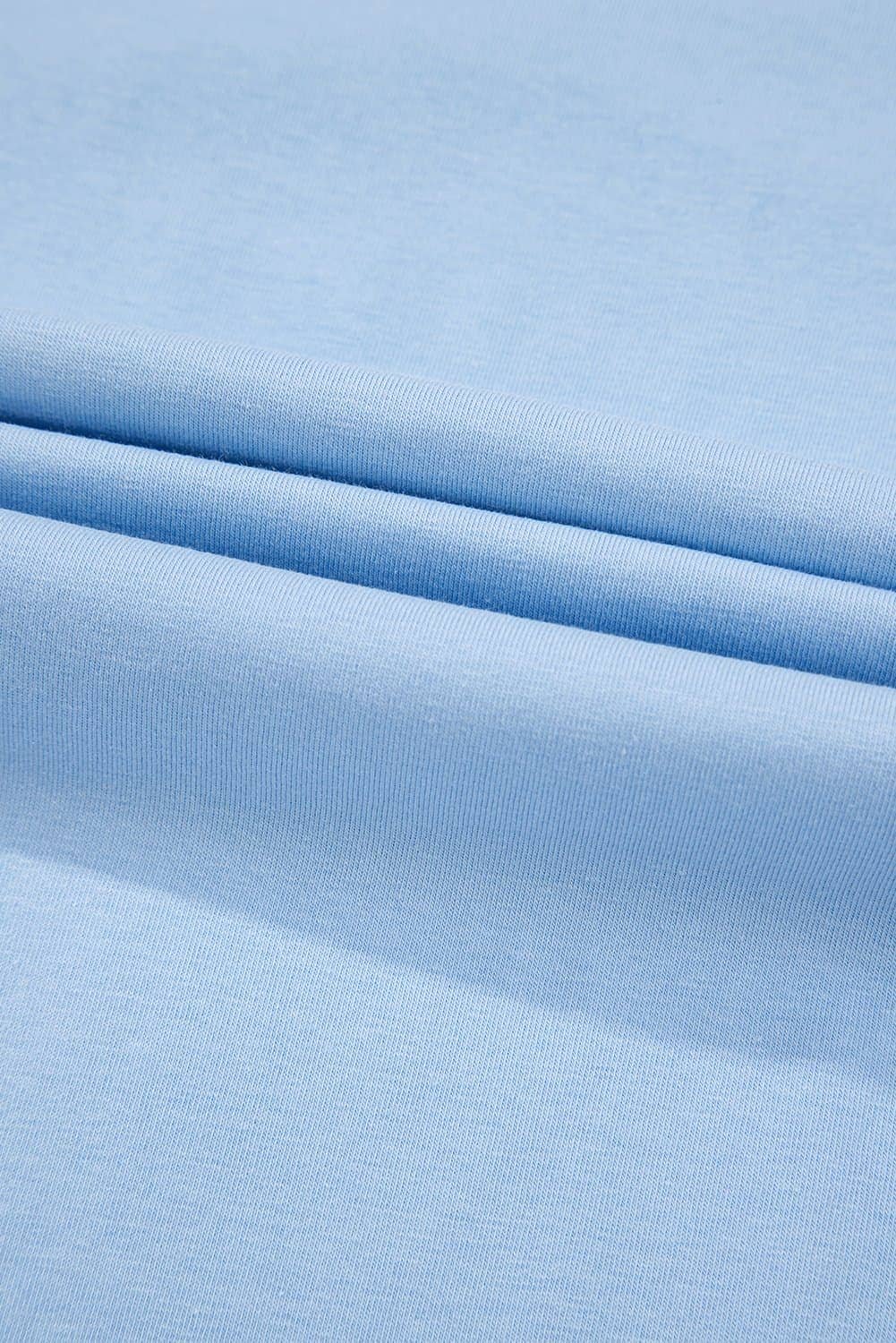 Myosotis Flag Bow Graphic Crewneck Tee