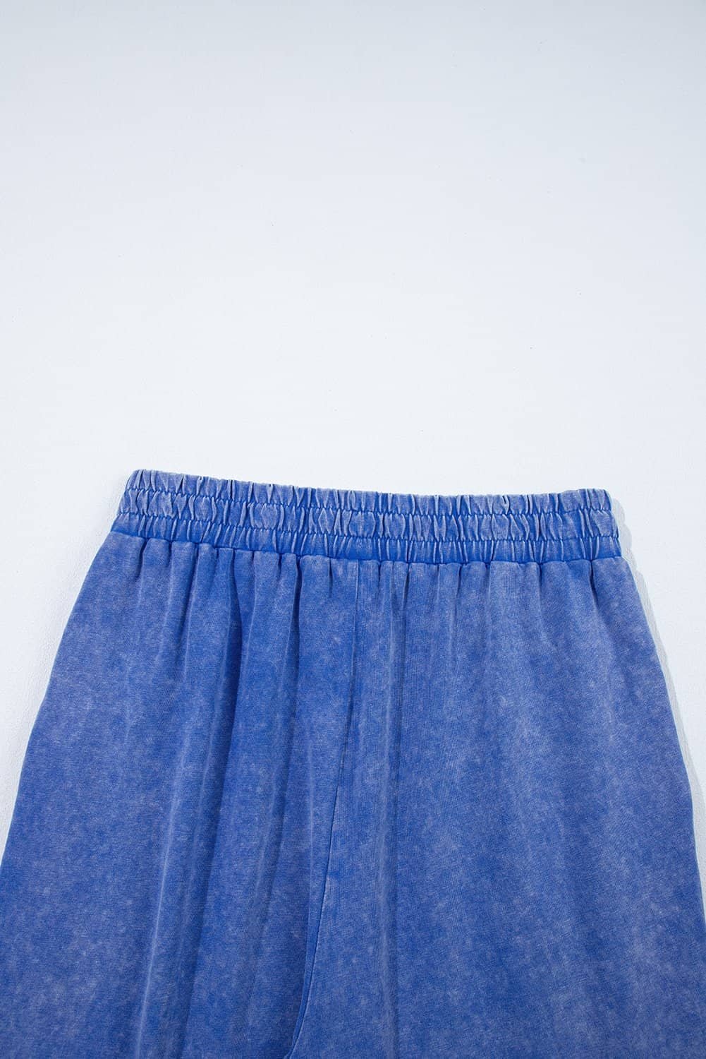 Ashleigh Blue Acid Wash Star Patched Rolled Trim Pants Set