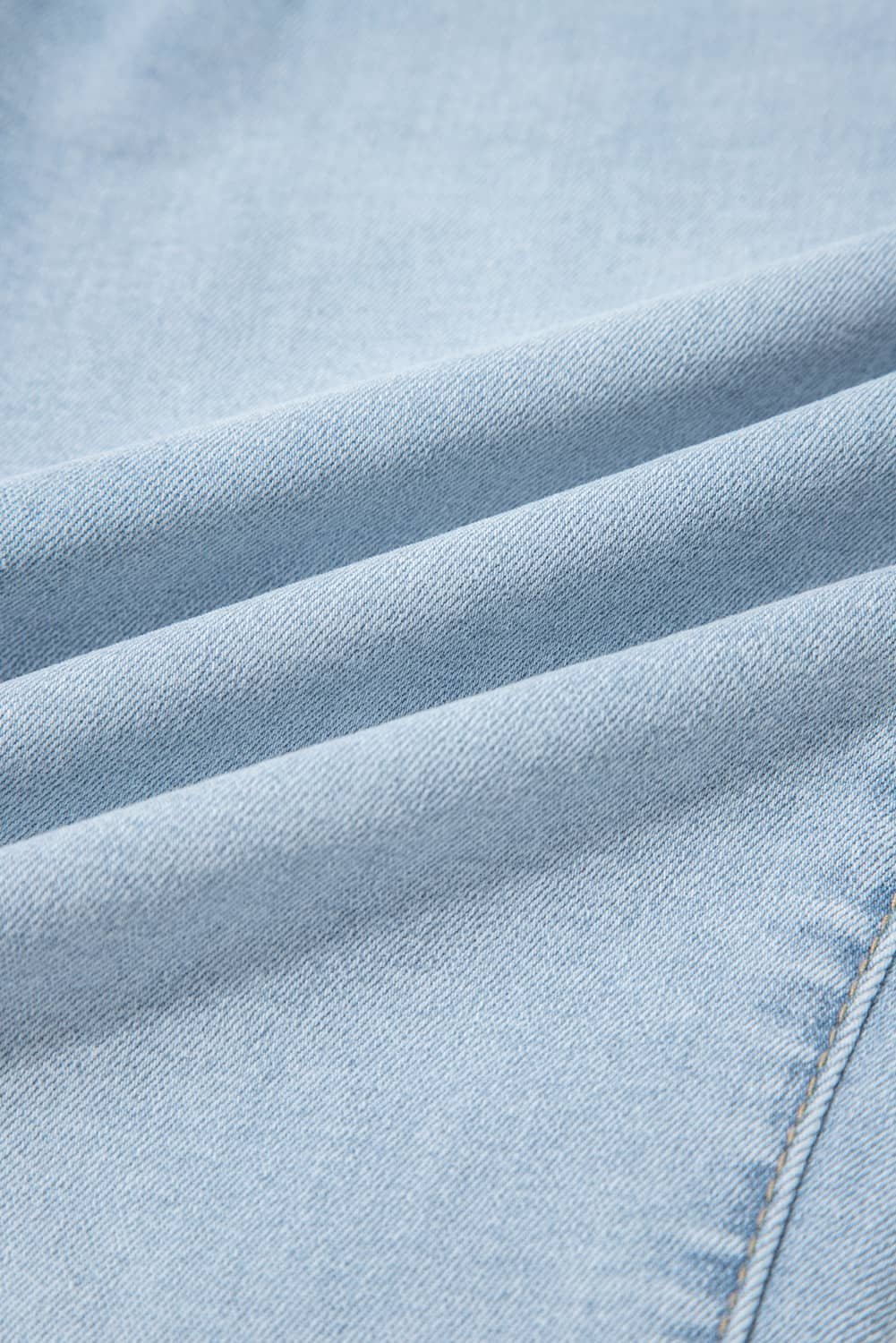 Beau Blue Mid Rise Ankle-Length Distressed Skinny Jeans