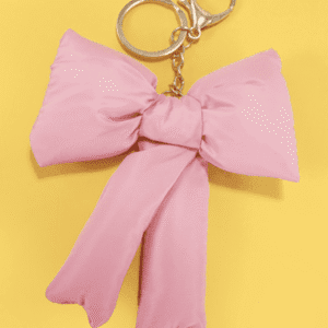 Pink Cute 3D Bow Knot Keychain