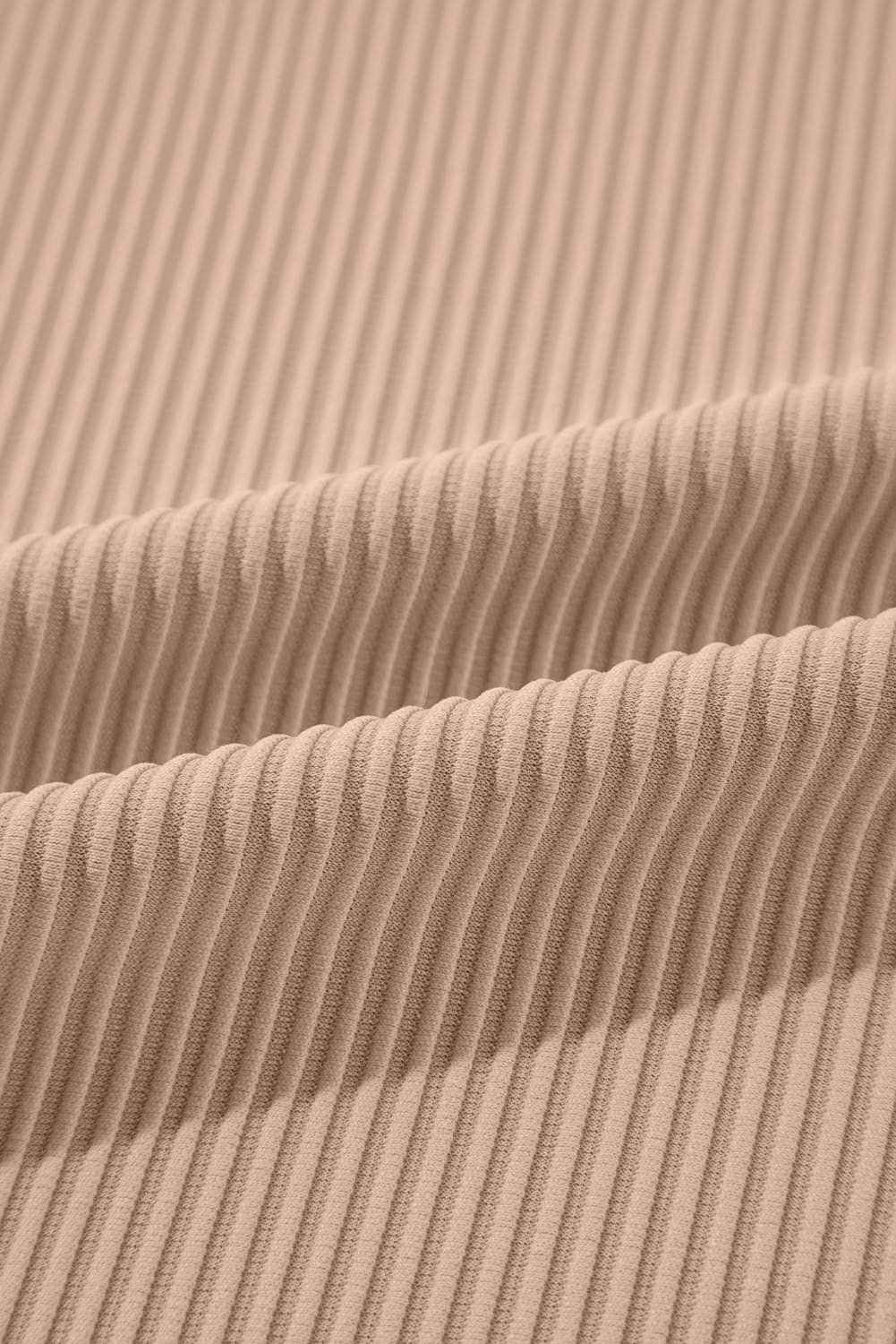 Parchment Lace Patchwork Ribbed Knit Open Front Duster Cardigan