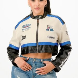 Colorblock Crop Jacket-51808