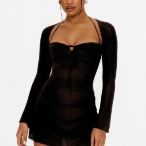 Peek Hole Mini Dress-54096