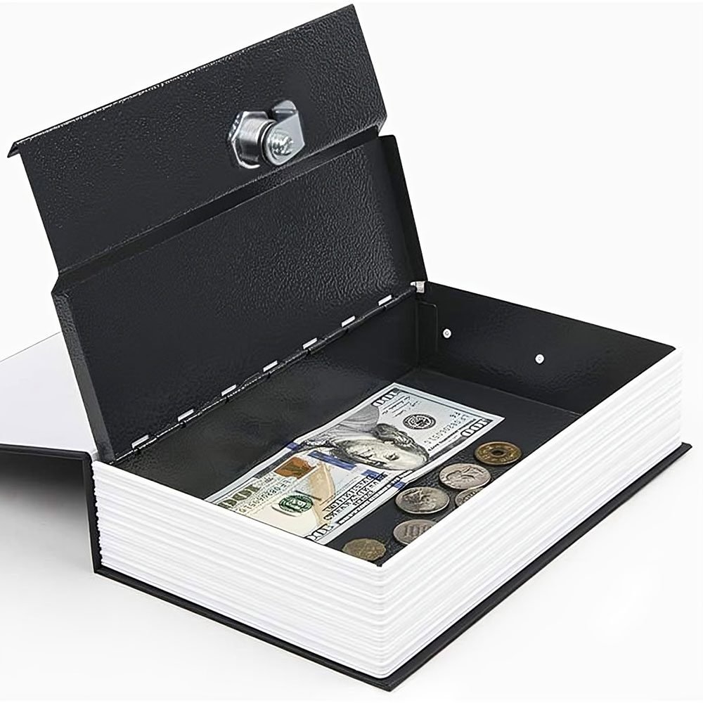 Key Locking Book Safe