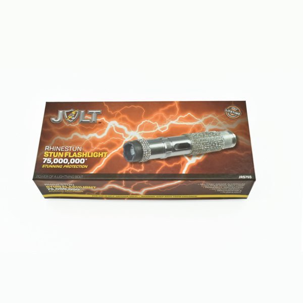Rhinestun 75,000,000* Stun Flashlight Silver
