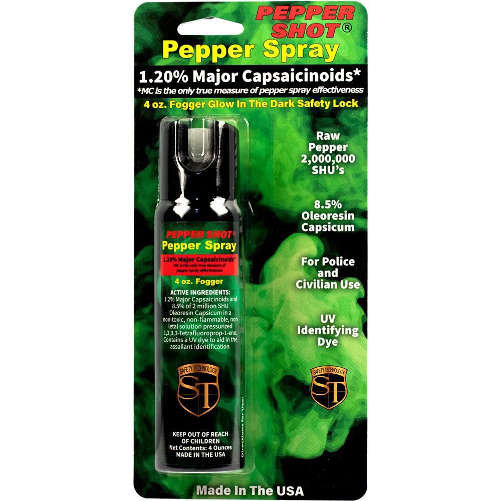 Pepper Shot 1.2% Mc 4 Oz Pepper Spray Fogger