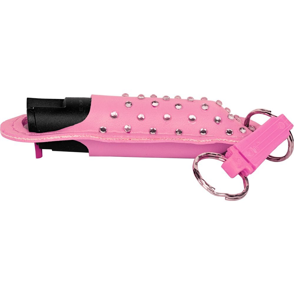Pepper Shot 1.2% Mc 12 Oz Halo Rhinestone Holster Pink