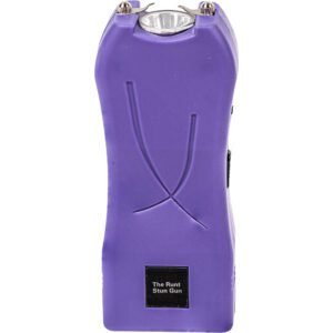 Rechargeable Runt 80,000,000 Volt?Stun Gun With?Flashlight And Wrist Strap Disable Pin Purple