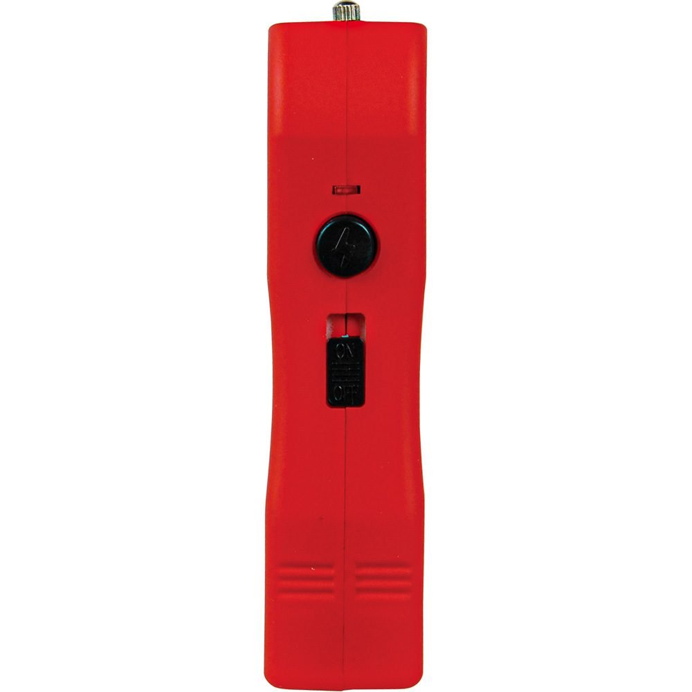Rechargeable Runt 80,000,000 Volt?Stun Gun With?Flashlight And Wrist Strap Disable Pin Red