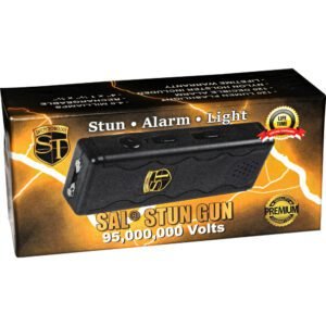 Sal Stun Gun With Alarm And Flashlight Black
