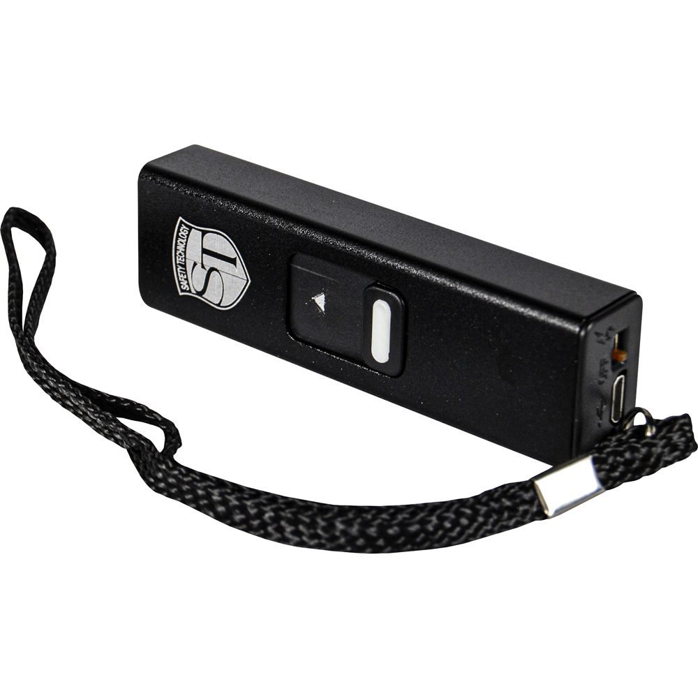 Slider 40 Million Volt Stun Gun Flashlight 4.9 Milliamps Black