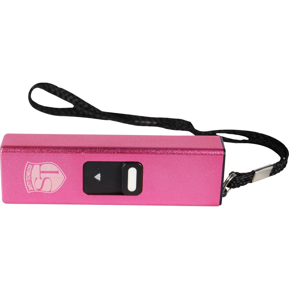 Slider 40 Million Volt Stun Gun Flashlight 4.9 Milliamps Pink