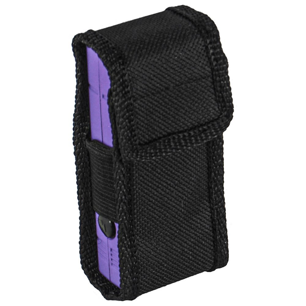 Lil Guy 60,000,000 Volts Stun Gun Wflashlight And Nylon Holster Purple