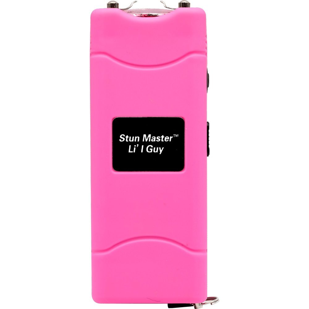 Lil Guy 60,000,000 Volts Stun Gun Wflashlight And Nylon Holster Pink