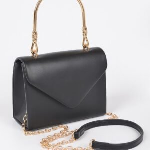 Vegan Metal Handle Bag-48903