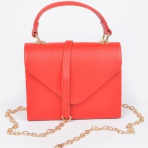 Faux Leather Simple Handle Clutch-49400