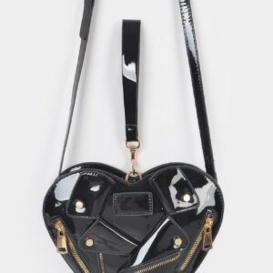 Heart Shape Jacket Crossbody Bag-49491