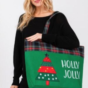 Holly Jolly Letter Christmastree Christmas Totebag-50860