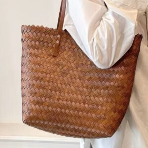 Pvc Braided Tote Bag-52369