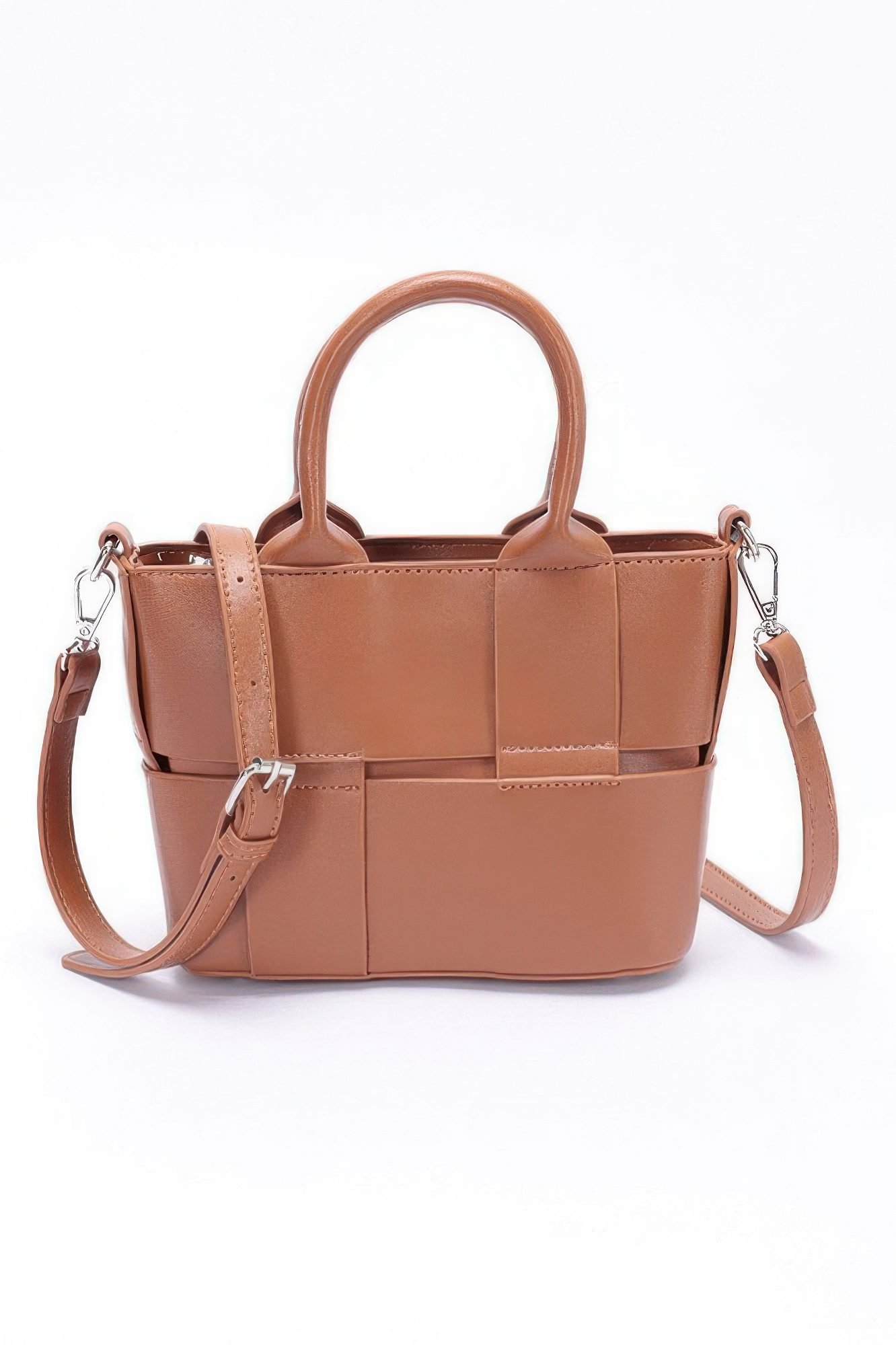 Faux Leather Tote Bag-52372