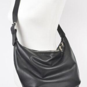 Faux Leather Old Money Look Shoulder Bag-53035