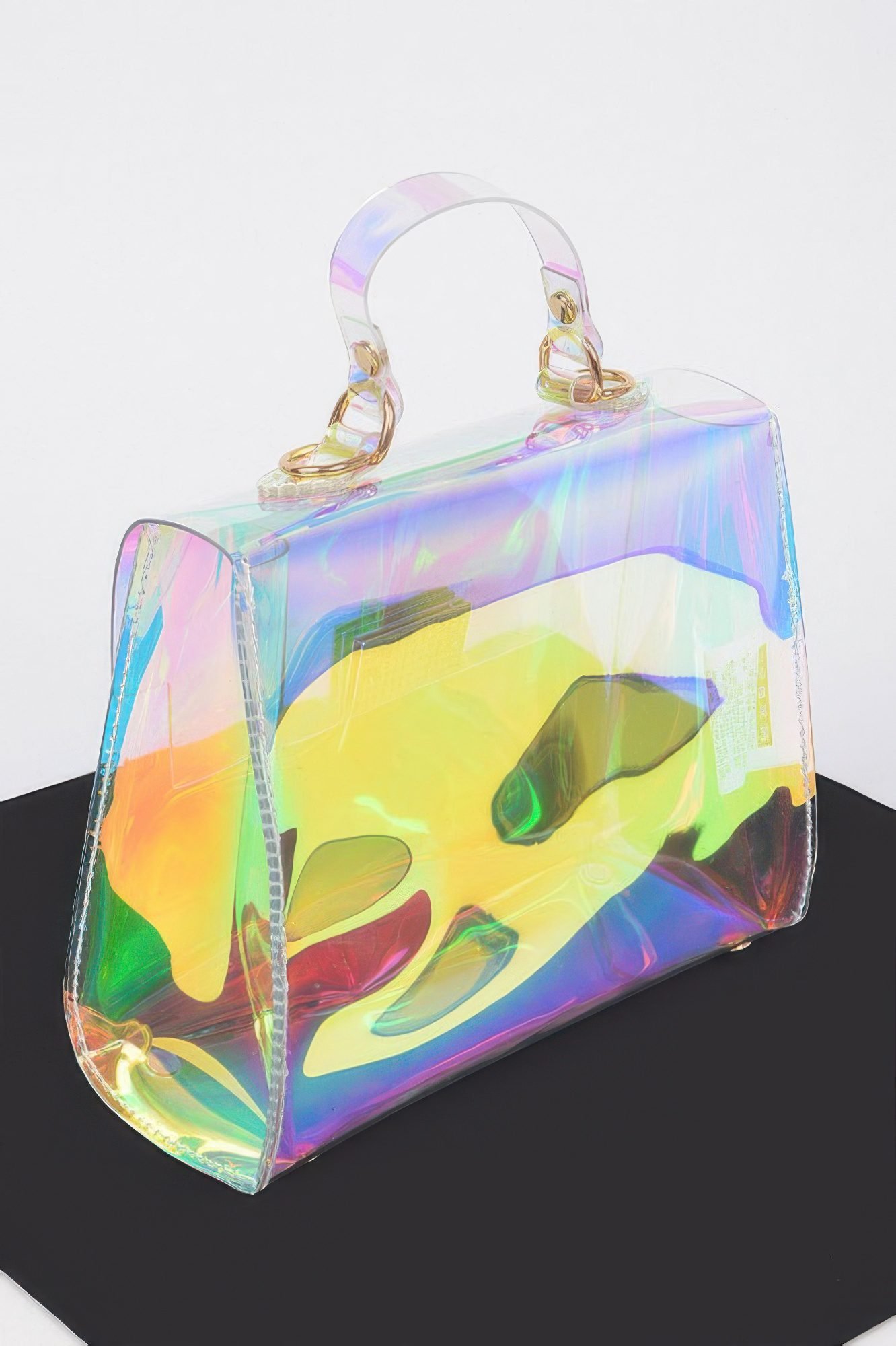Hologram Transparent Crossbody Bag-53506
