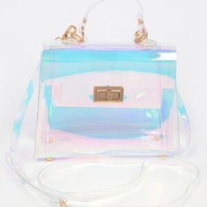 Hologram Transparent Crossbody Bag-53506