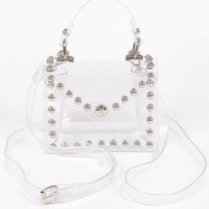 Transparent Studded Mini Bag-53510