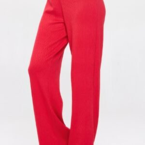 Cotton Acetate Flared Pants