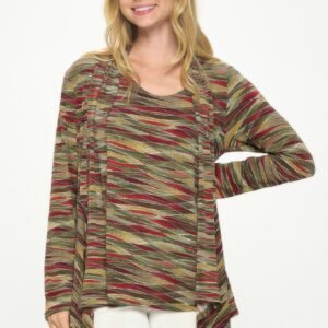 Mid Cut Print Jacket-53267