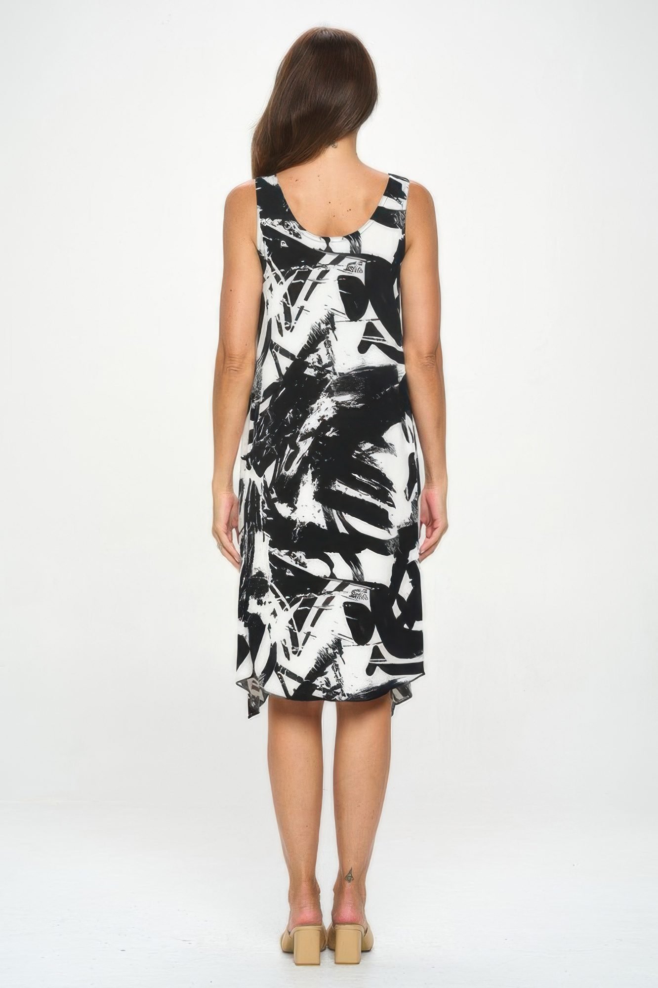 Hit Diamond Side Tank Dress-53276