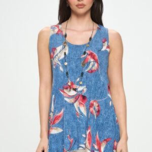 Hit Handkerchief Hem Tank-53518