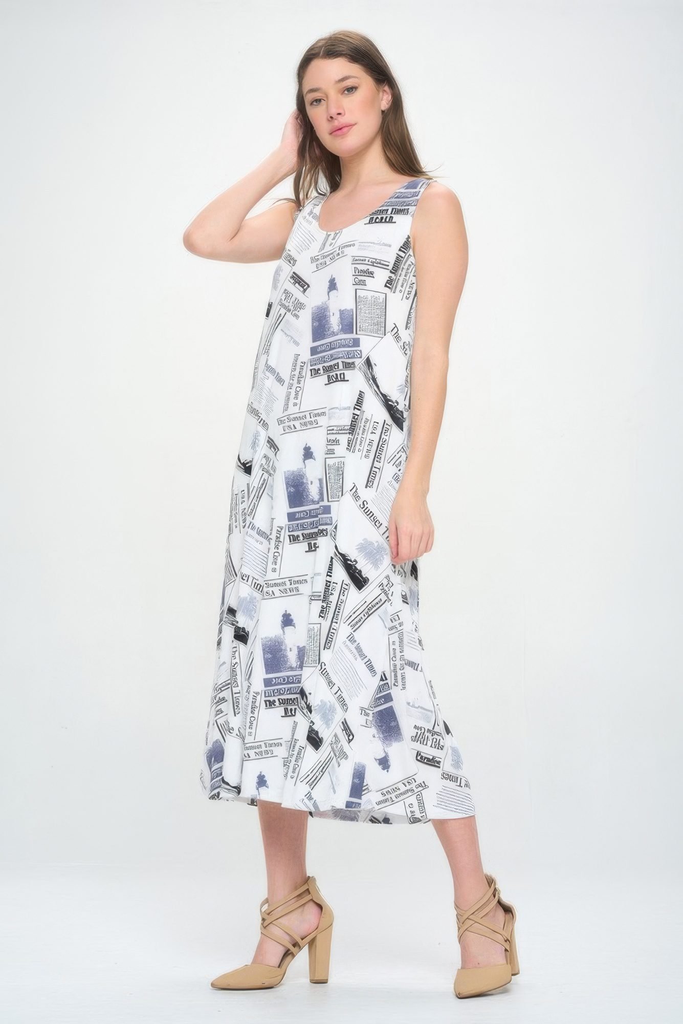Bns Print Tank Long Dress-53600