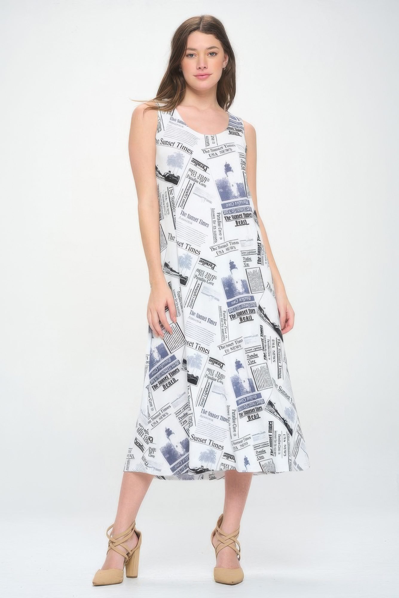 Bns Print Tank Long Dress-53600