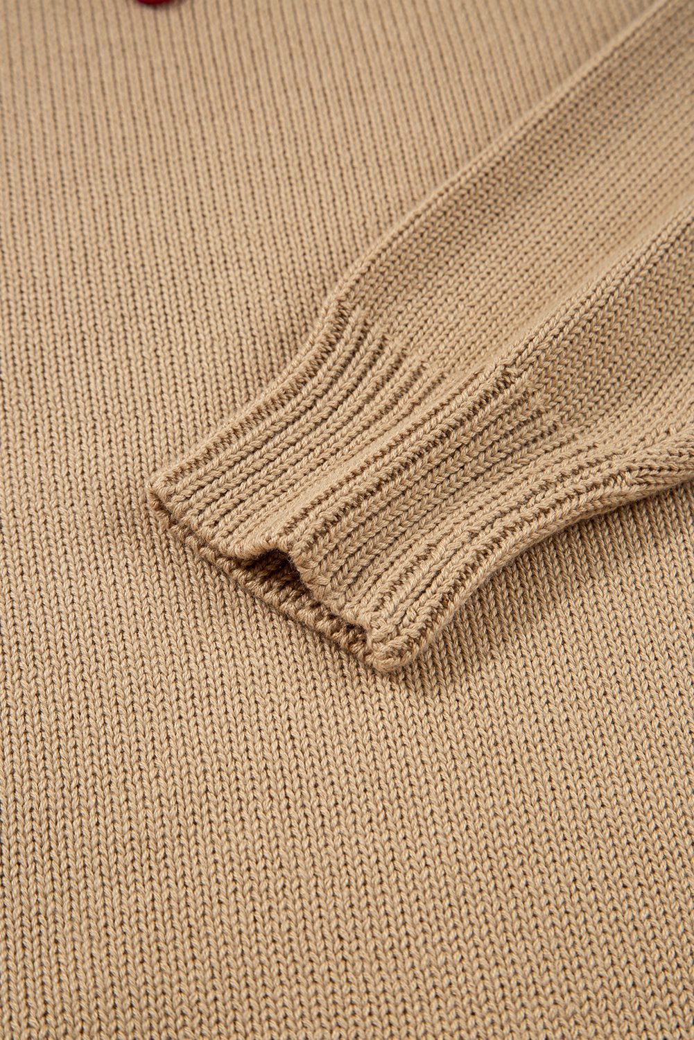 Smoke Gray Merry Colorful Dot Detail Christmas Dolman Sweater